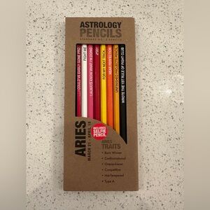 Aries Themed Pencils Set